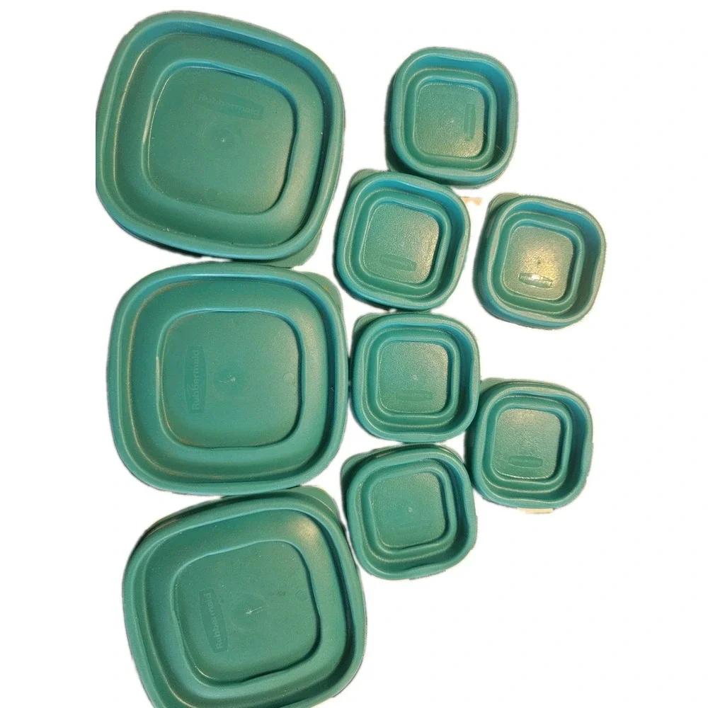 Rubbermaid Teal Turquoise Replacement Lid Cover 4